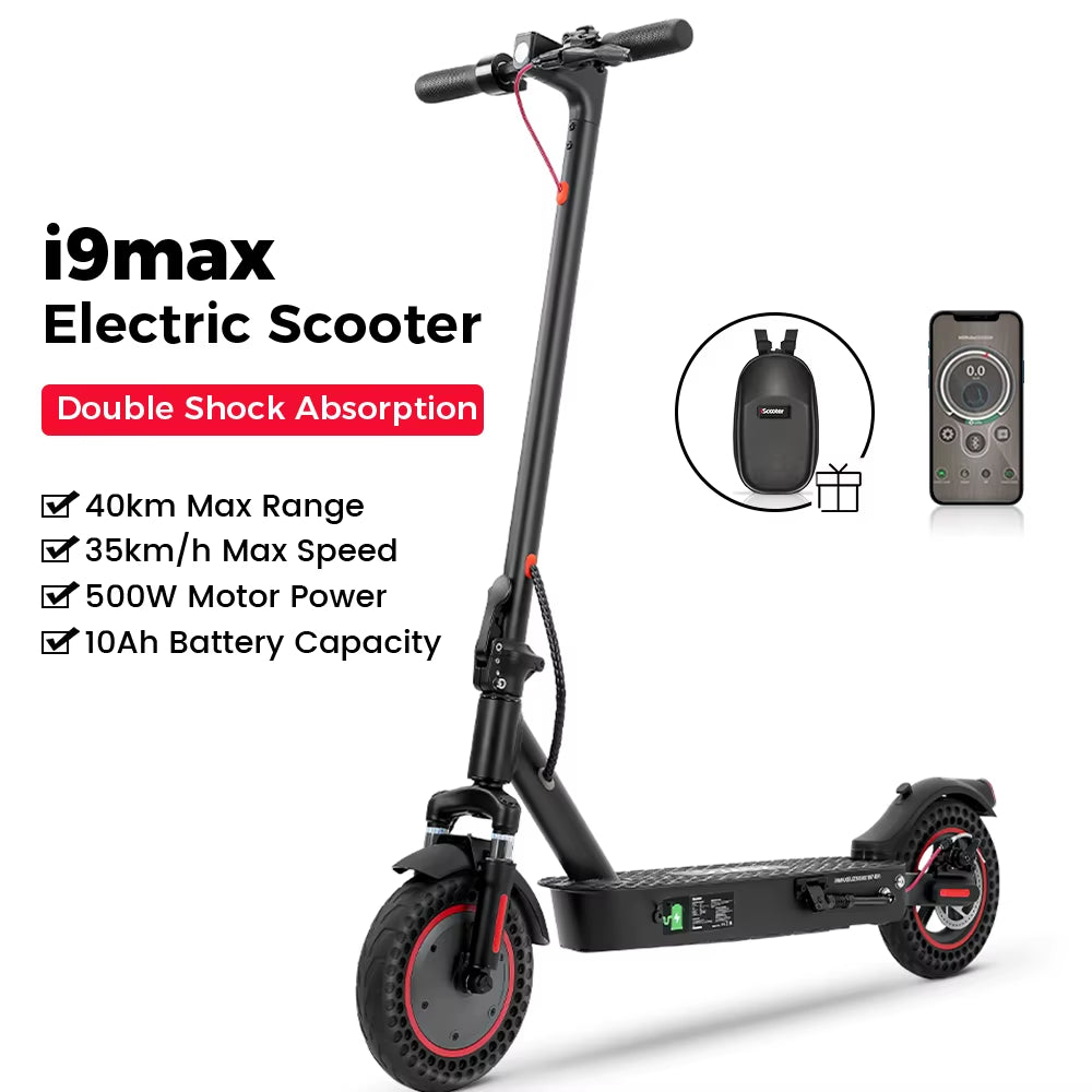 I9/I9Pro/I9Max Electric Scooter 10Inch Electric Kick Scooter 35Km/H Electric Scooter Smart E Scooters for Adult Scooter with APP