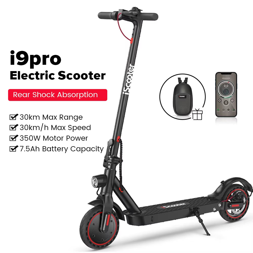 I9/I9Pro/I9Max Electric Scooter 10Inch Electric Kick Scooter 35Km/H Electric Scooter Smart E Scooters for Adult Scooter with APP